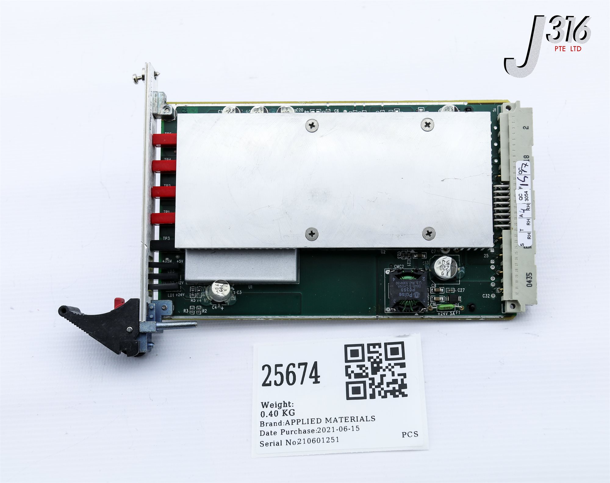 ユウ 25674 APPLIED MATERIALS PCB CPCI PWRS-0721, MKS AS00721-06 0190